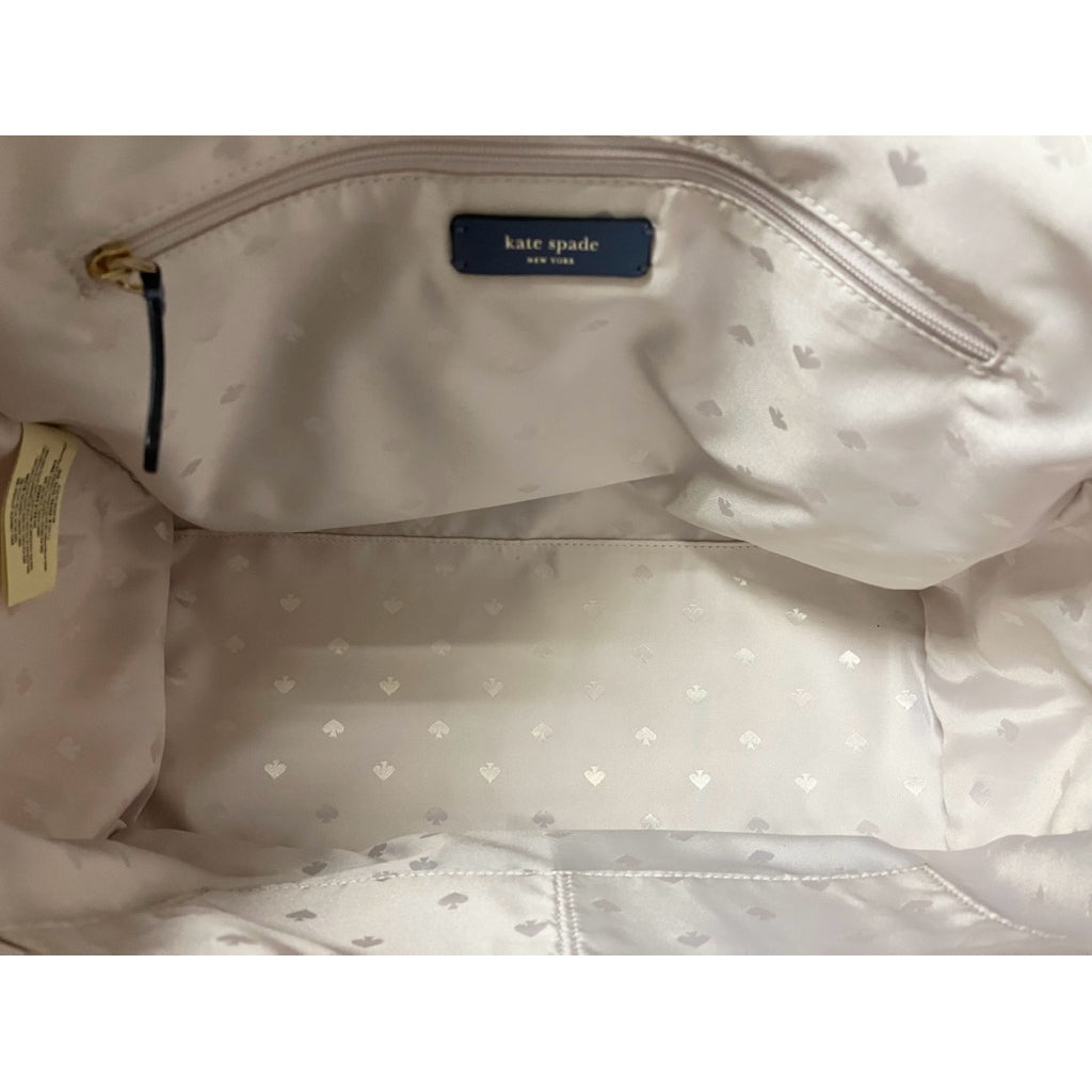 全新吊牌未拆！！！KATE SPADE 莫蘭迪藍 尼龍布 托特包 保證正品