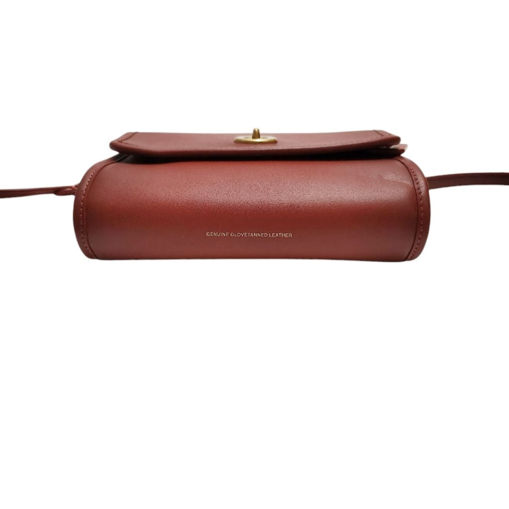 COACH 蔻馳 KIP C3486 暗紅色 斜背包 小包 保證正品