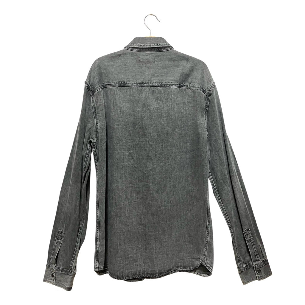 ALL SAINTS 復古水洗刷色 牛仔襯衫