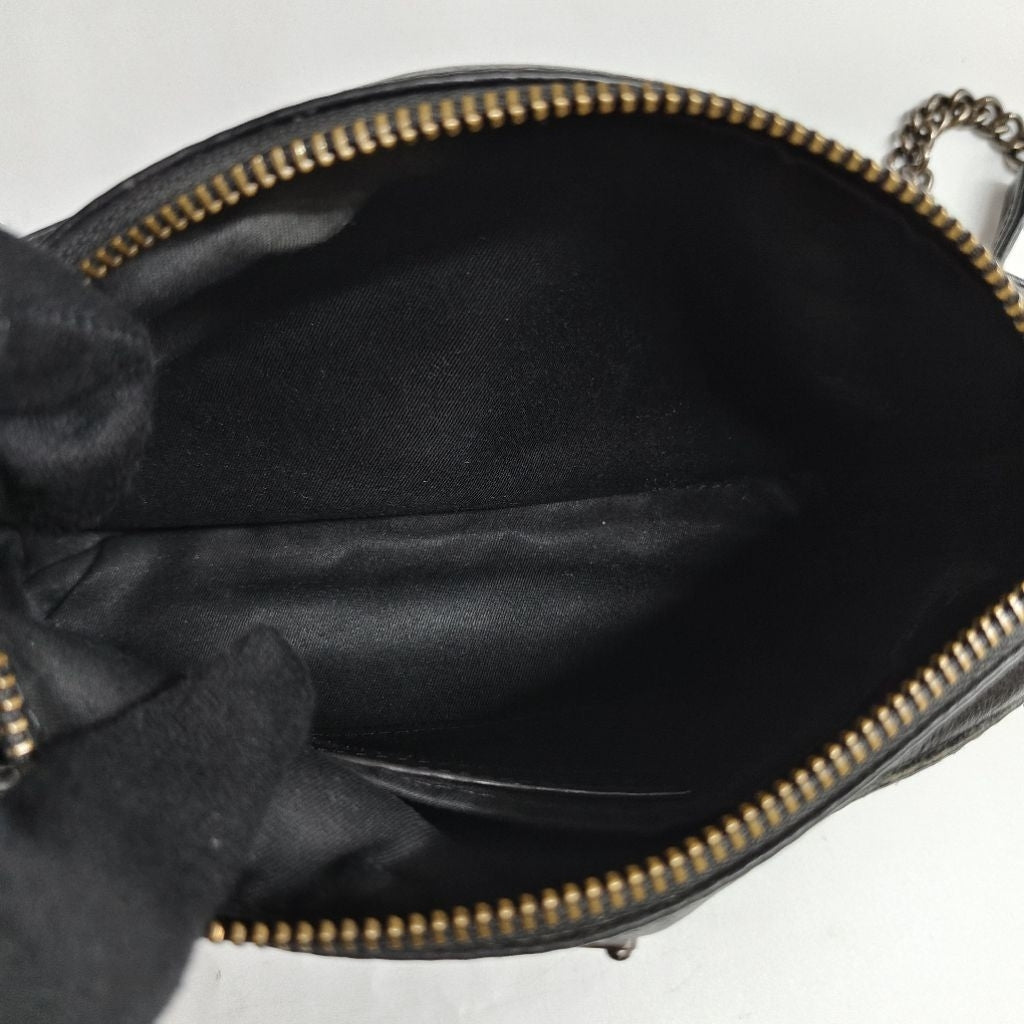 REBECCA MINKOFF 肩背包 斜背包 黑色 鏈條包 保證正品