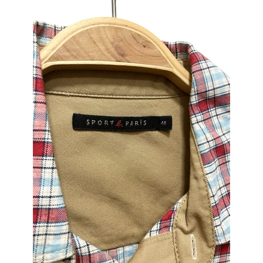 AGNES.B SPORT.B 格紋 長袖襯衫 保證正品