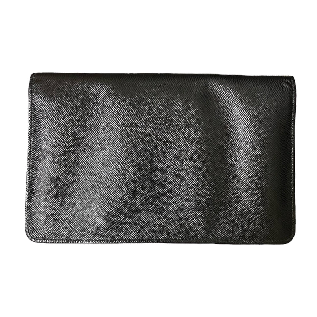 PRADA 黑色 防刮皮 WOC 保證正品