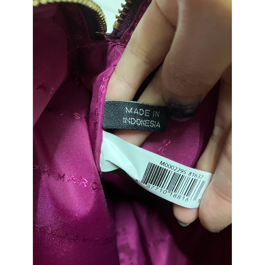 MARC JACOBS 桃紅 豹紋 尼龍布 筆電包 保證正品