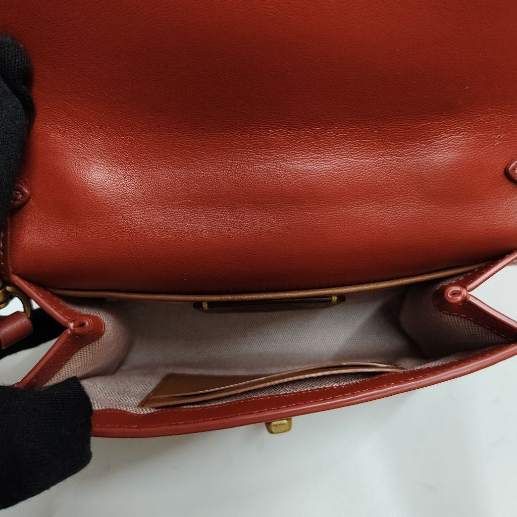 COACH 蔻馳 KIP C3486 暗紅色 斜背包 小包 保證正品