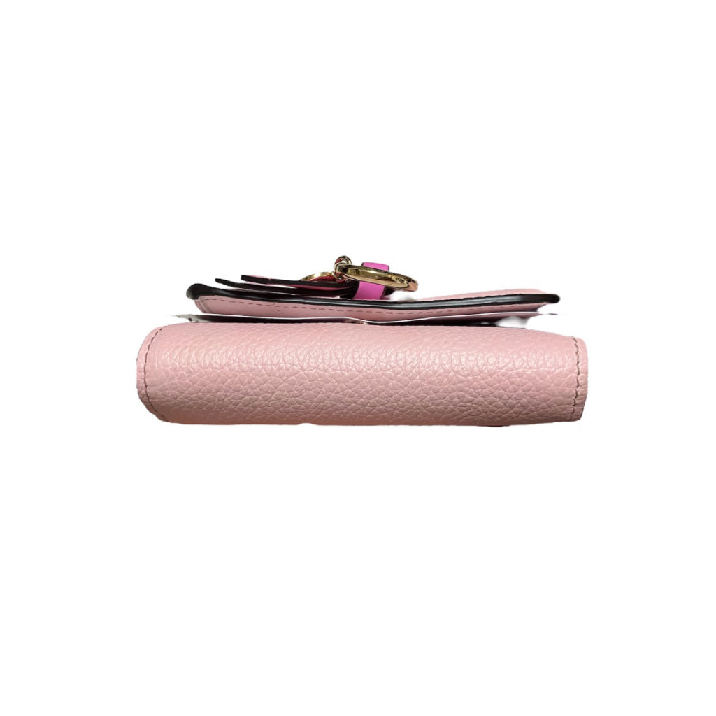 CHLOE 粉色 三折短夾 保證正品