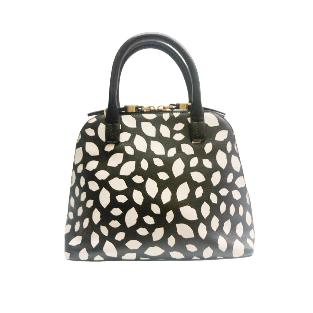 Lulu Guinness 紅唇包 黑白 手提斜背 包