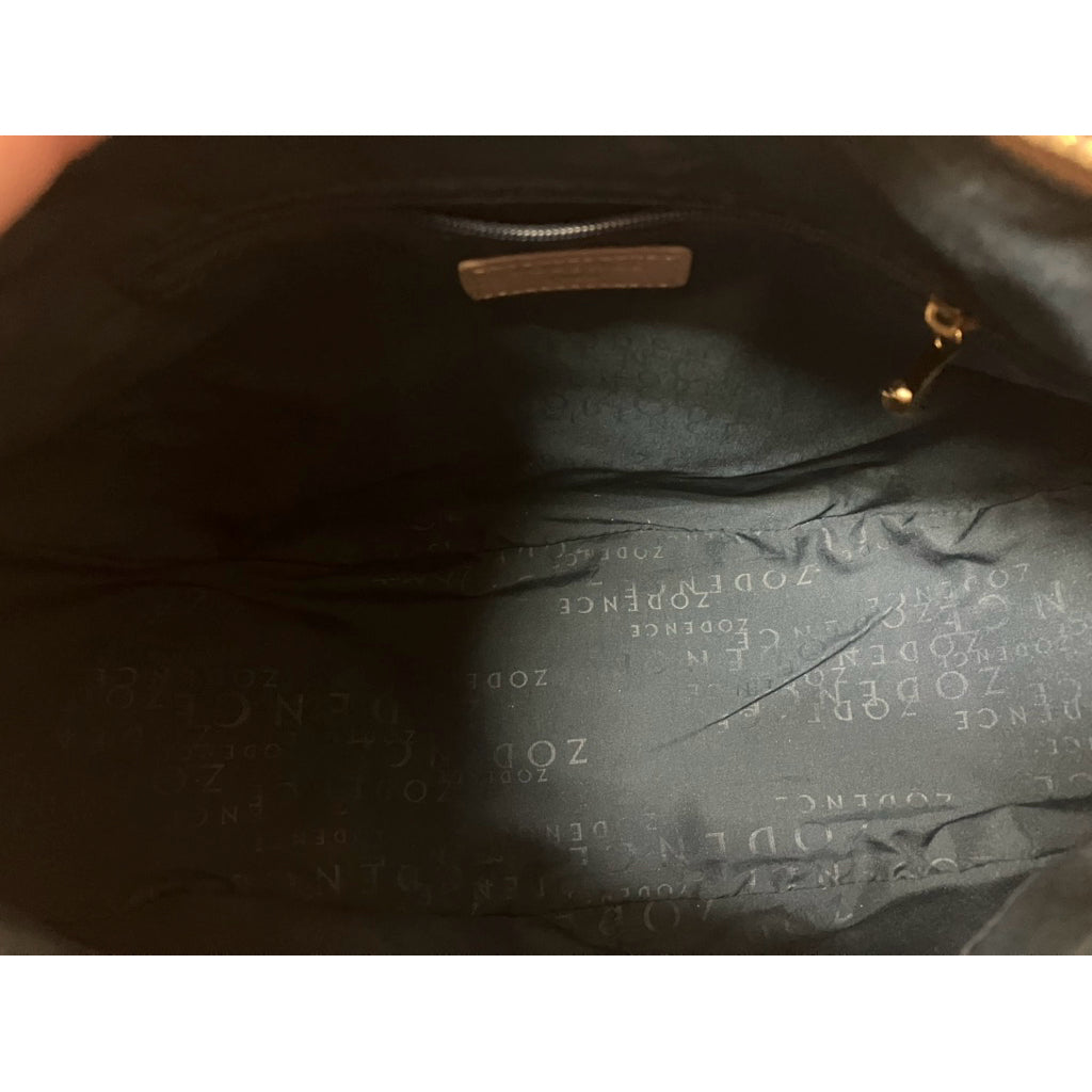 ZODENCE PAULINE 進口真皮短肩背斜背包 卡其色