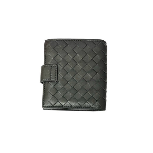 BOTTEGA VENETA 編織扣式短夾 保證正品