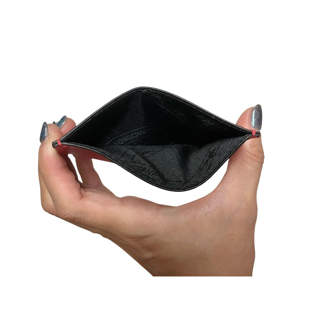 LONGCHAMP 霧粉色 小卡夾 保證正品