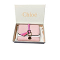 CHLOE 粉色 三折短夾 保證正品