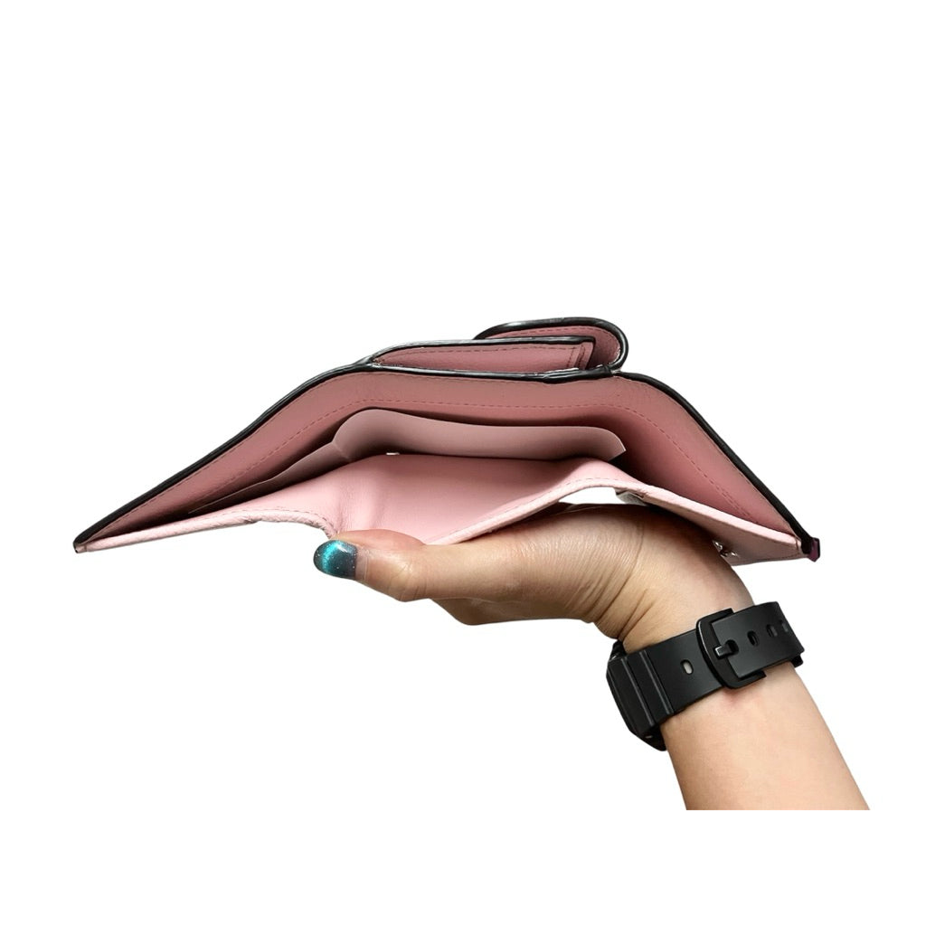 CHLOE 粉色 三折短夾 保證正品