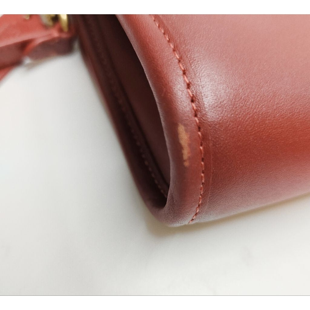 COACH 蔻馳 KIP C3486 暗紅色 斜背包 小包 保證正品