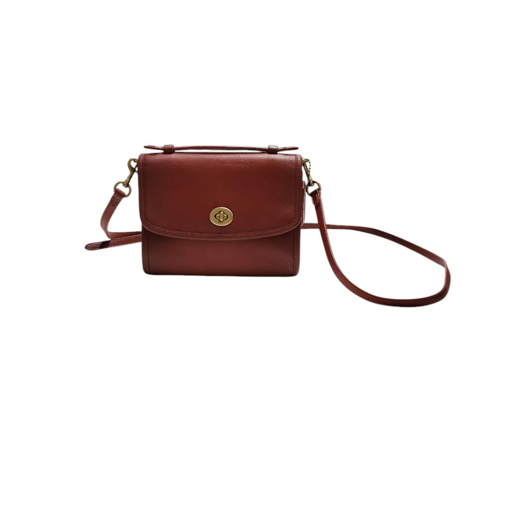 COACH 蔻馳 KIP C3486 暗紅色 斜背包 小包 保證正品