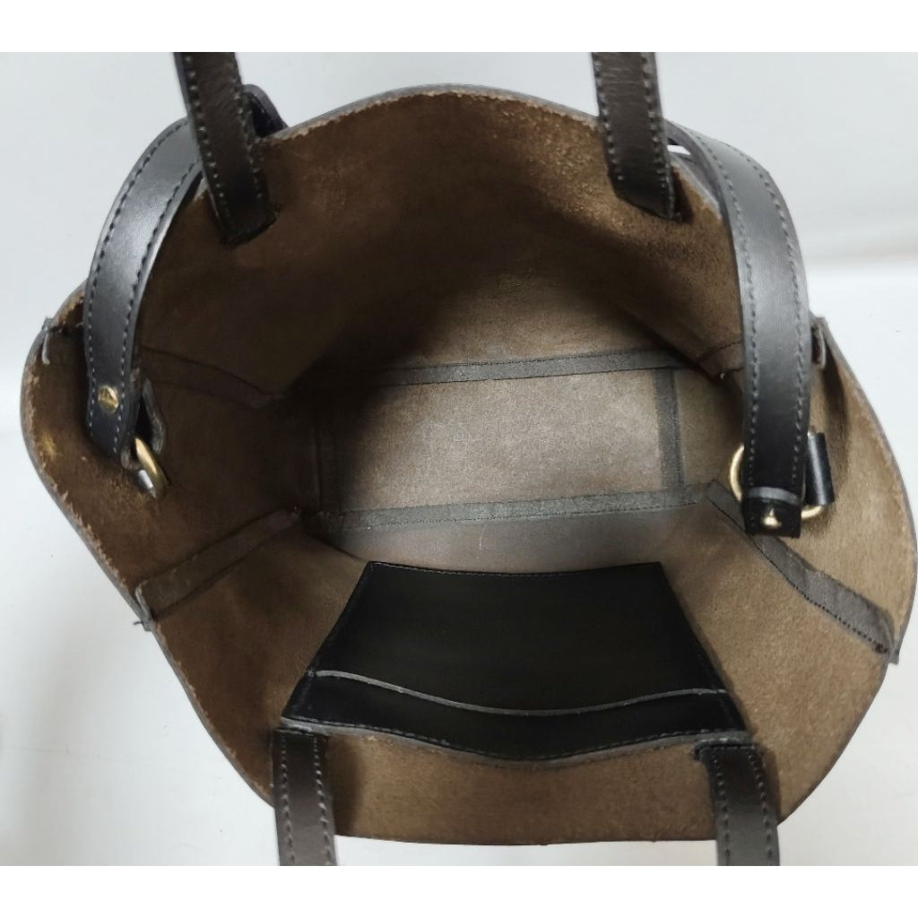 NISOLO 真皮 黑色 手提包 肩背包 斜背包 保證正品