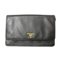 PRADA 黑色 防刮皮 WOC 保證正品