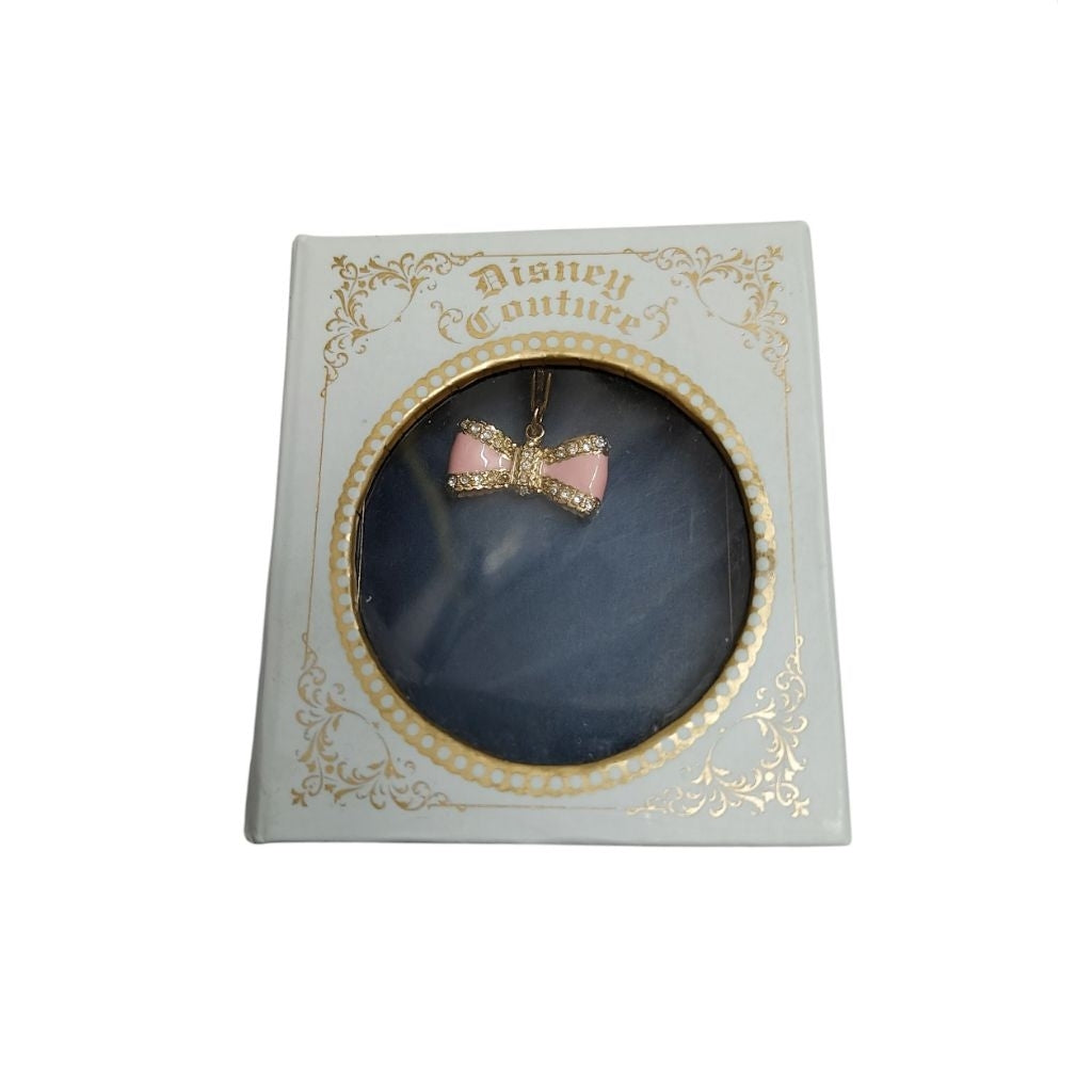 DISNEY 迪士尼 COUTURE 粉色 蝴蝶結 吊飾 保證正品