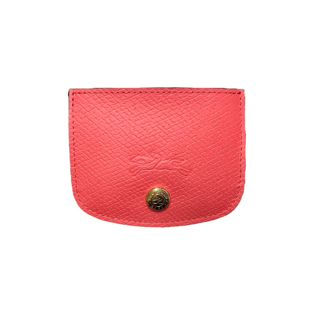 LONGCHAMP 霧粉色 小卡夾 保證正品