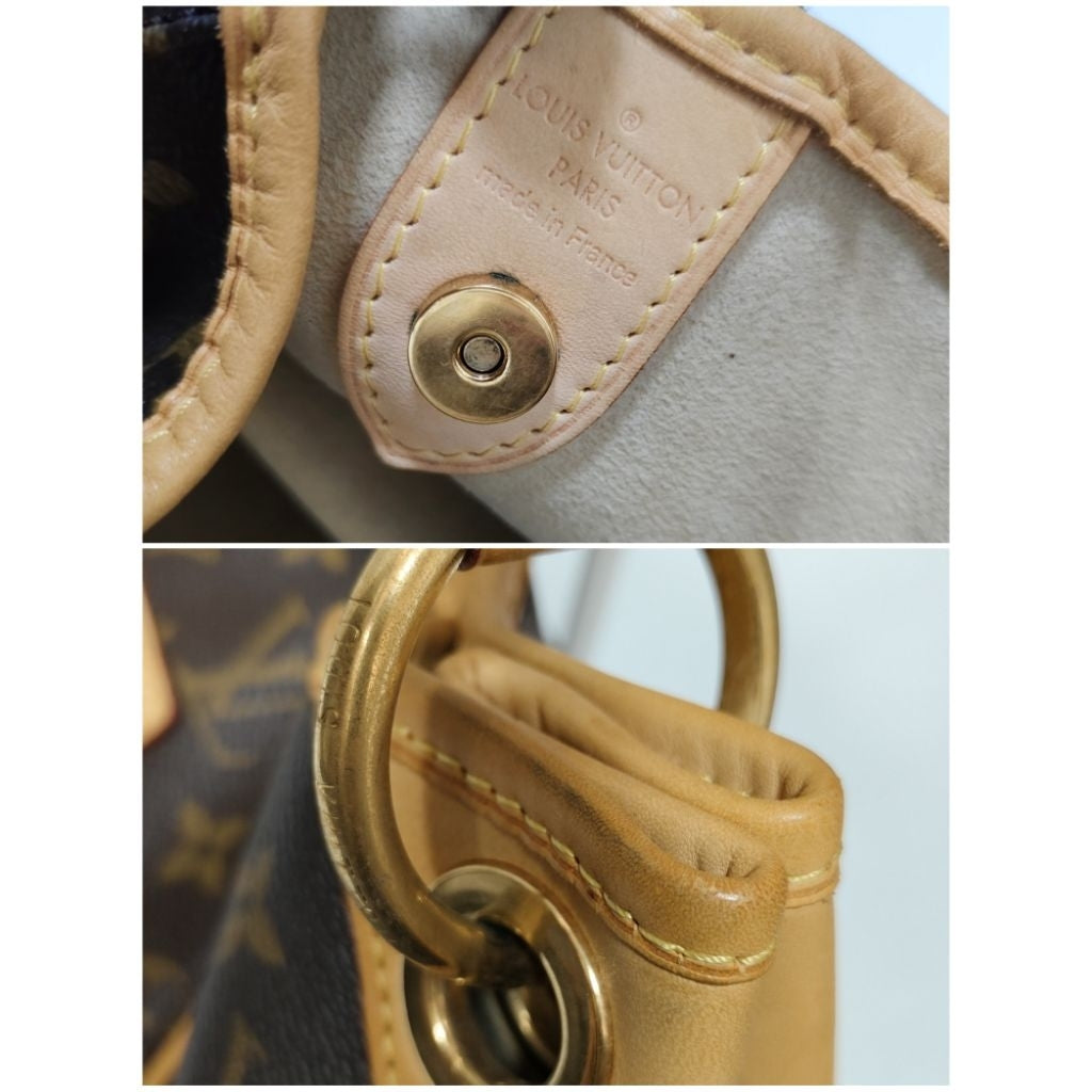 Louis Vuitton LV 路易威登 M56382 手提包 肩背包 咖啡色 大包 保證正品