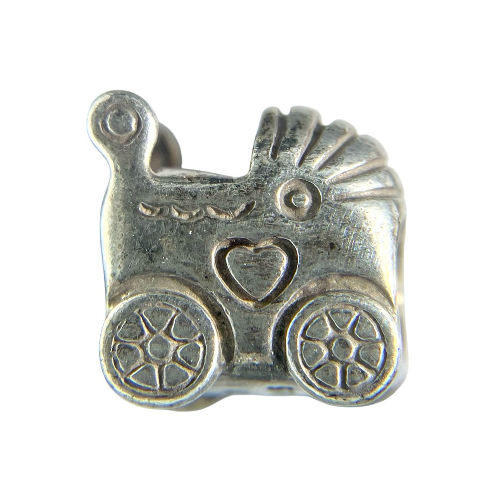 潘朵拉 串珠 PANDORA 嬰兒車 花圈 小碎花 保證正品