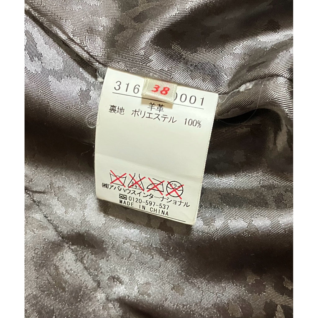 黑色 真皮 羊皮 外套