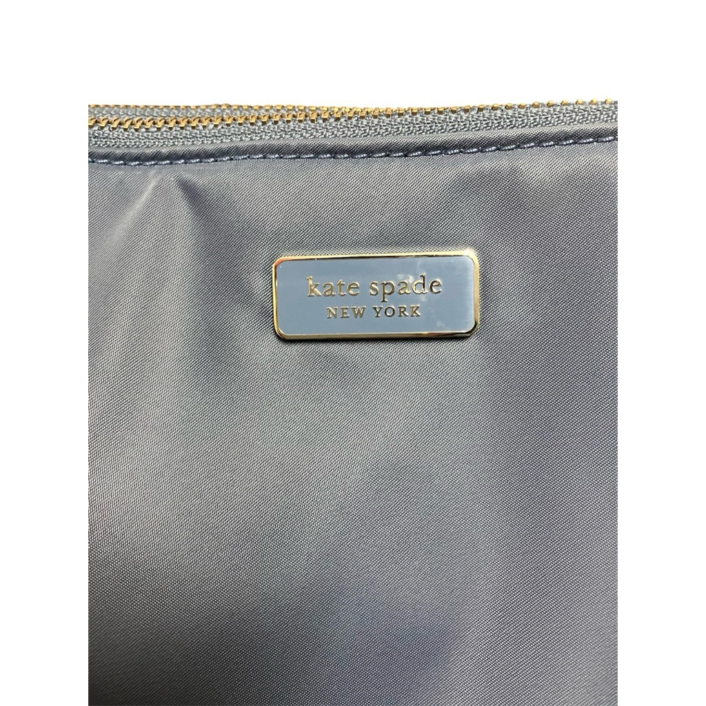 全新吊牌未拆！！！KATE SPADE 莫蘭迪藍 尼龍布 托特包 保證正品