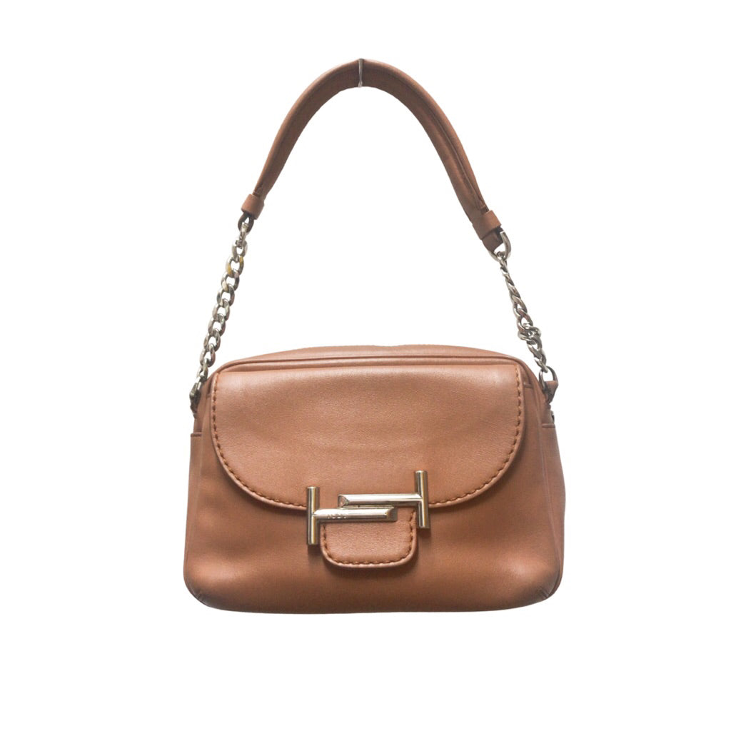 TOD’S DOUBLE T 真皮 肩背 斜背 方包 保證正品