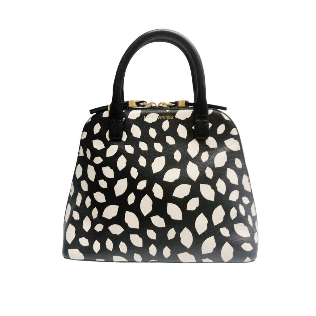 Lulu Guinness 紅唇包 黑白 手提斜背 包