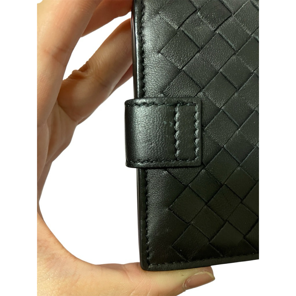 BOTTEGA VENETA 編織扣式短夾 保證正品