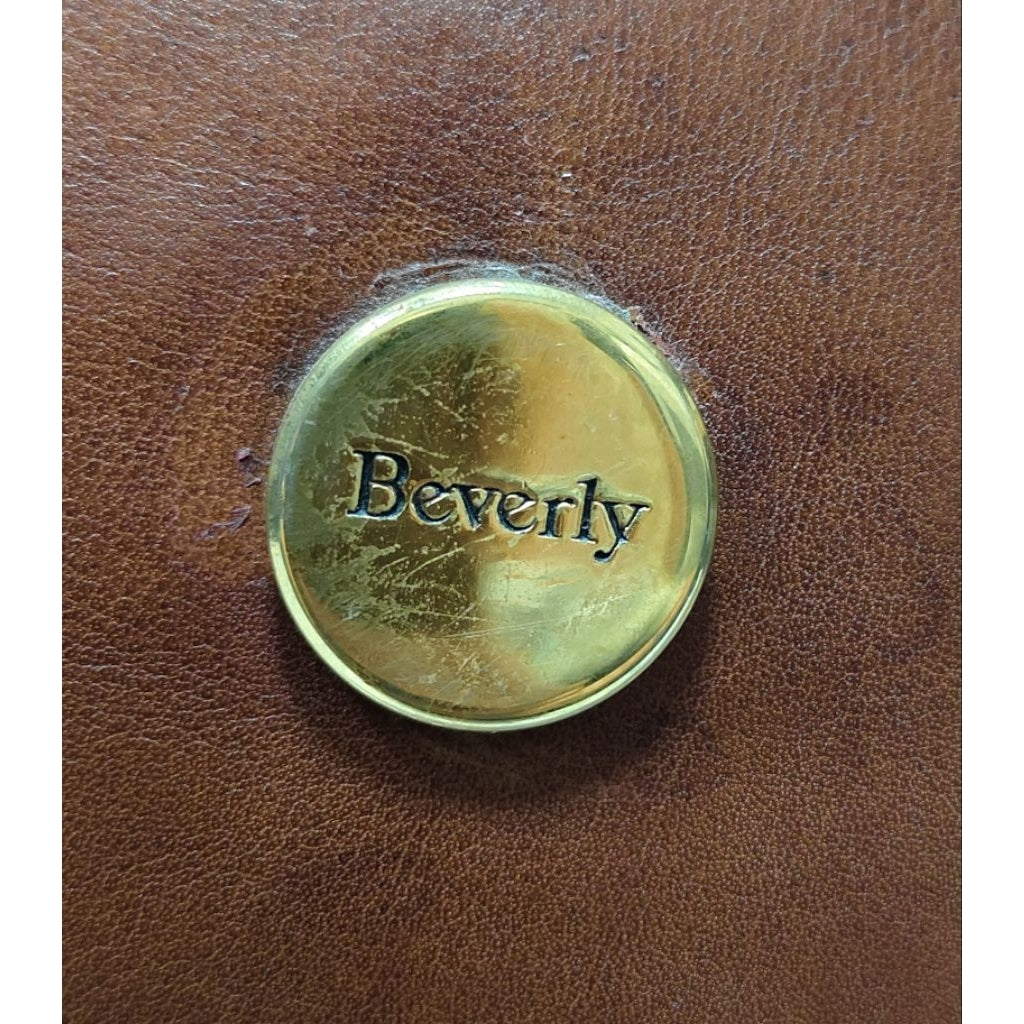 Beverly 手提包 復古包 真皮包 保證正品