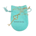 TIFFANY & CO. 18K 三葉草鑰匙 6cm 大款 項鍊 保證正品