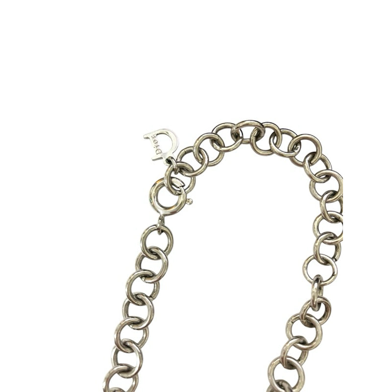 DIOR 滿鑽心鎖項鍊 保證正品