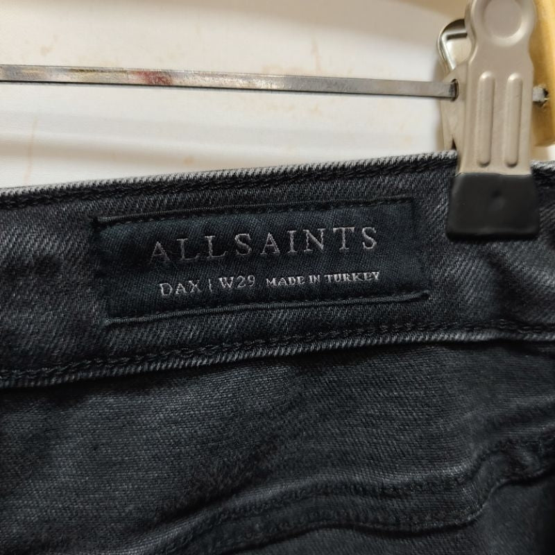 ALL SAINTS 牛仔褲 褲子 破褲 腰圍36cm 保證正品