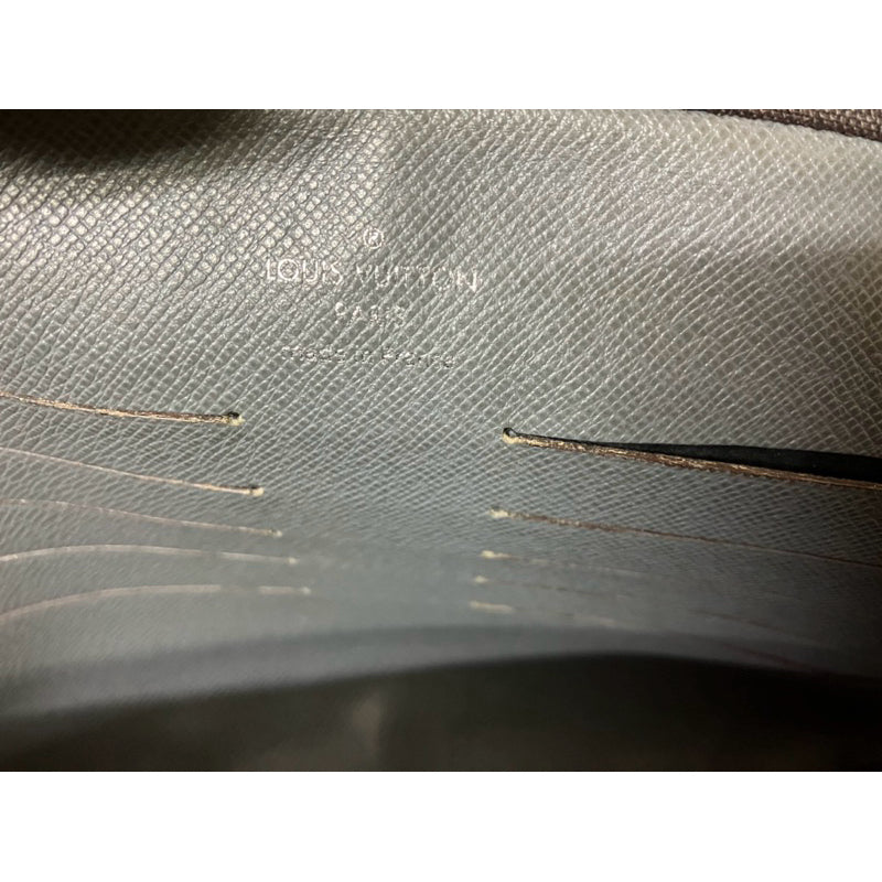 LV 男 雙層手拿包 灰色 保證正品 Louis Vuitton