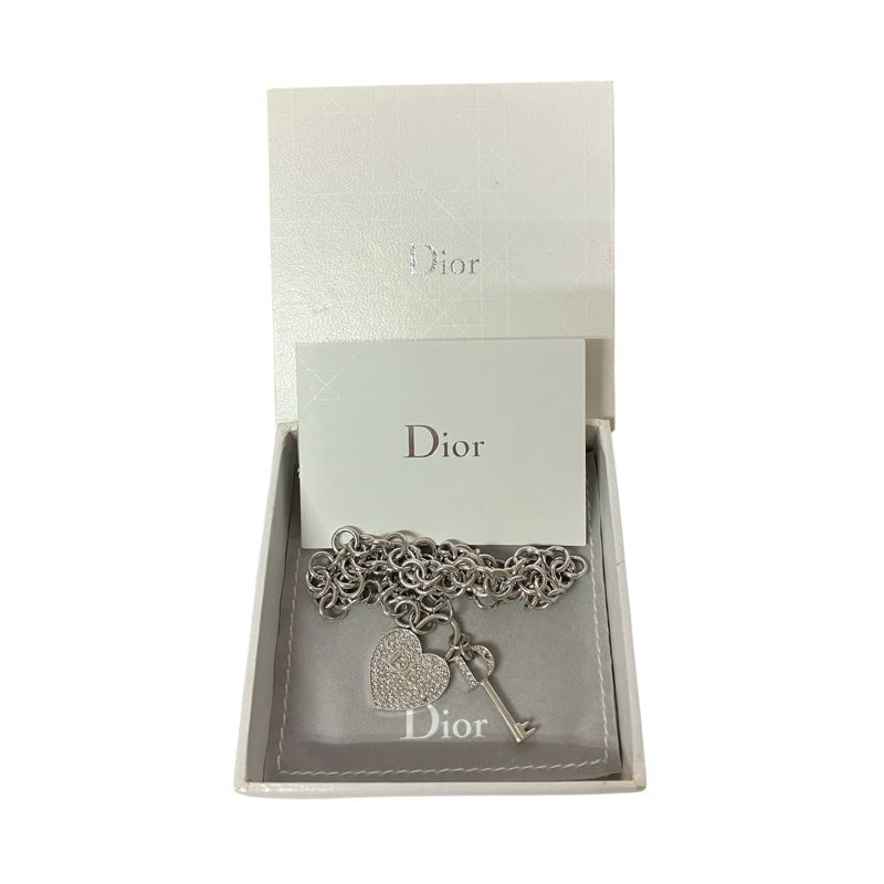 DIOR 滿鑽心鎖項鍊 保證正品