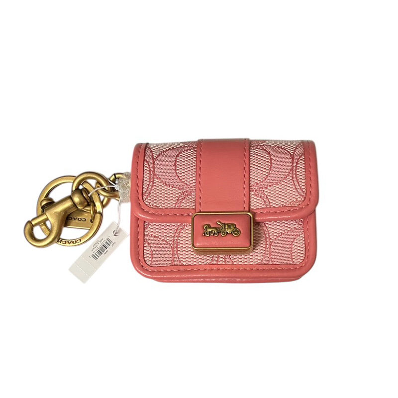 全新品！！！COACH 可掛式小零錢包/耳機包 保證正品