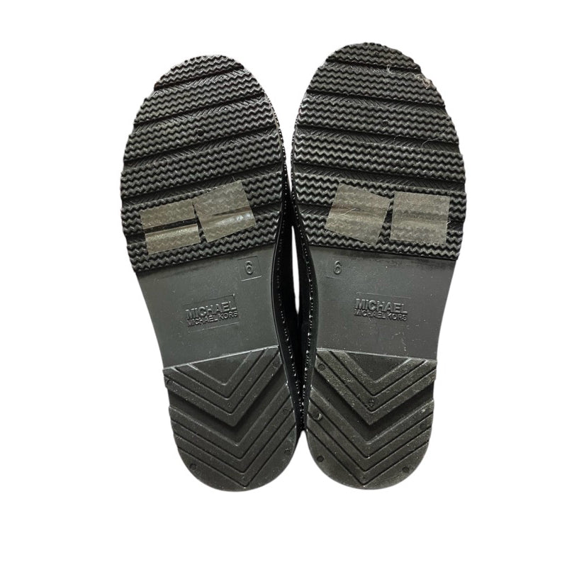 全新品！！！MICHAEL KORS 黑色中筒雨靴 保證正品