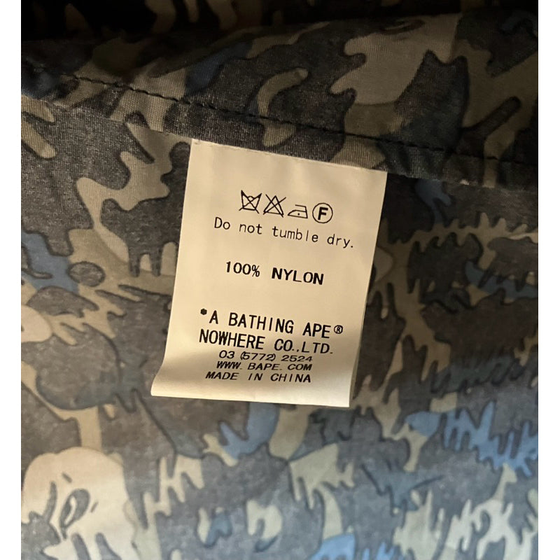 BAPE 小人猿頭迷彩風衣 保證正品