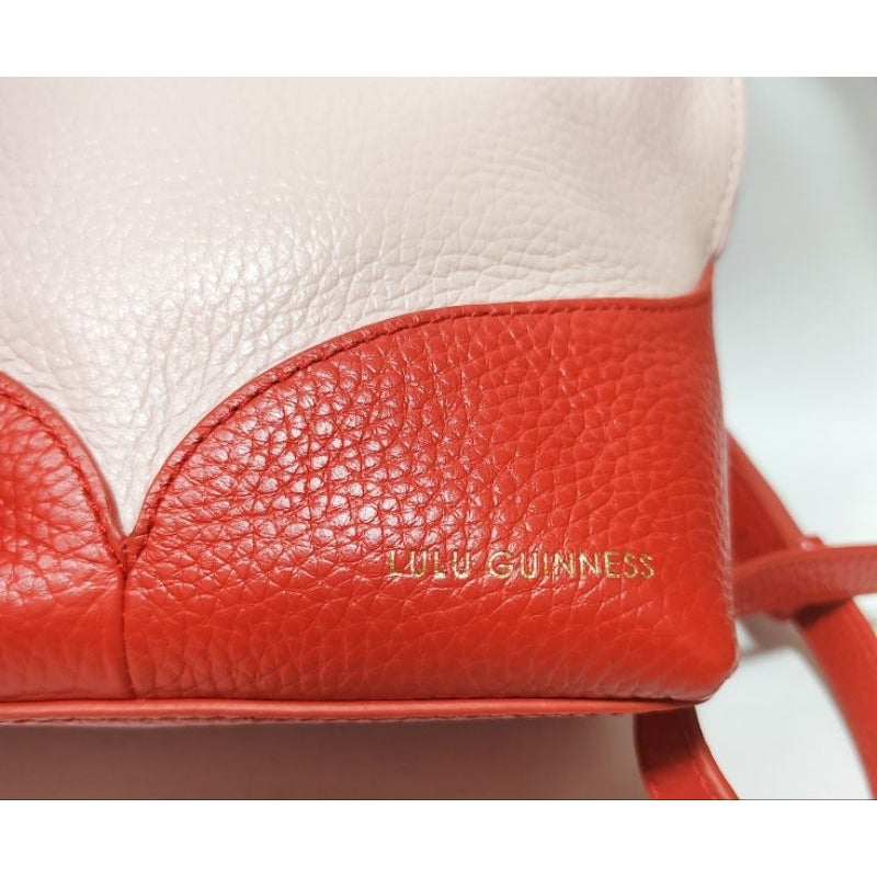 LULU GUINNESS 心型 愛心 粉色 紅色 斜背包 肩背包 保證正品