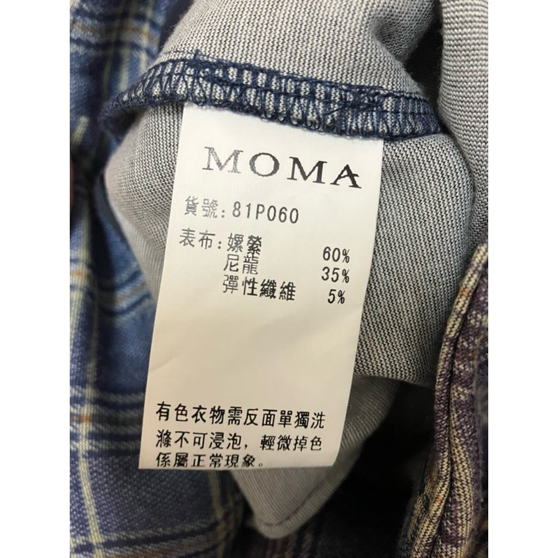 MOMA 格紋寬褲 36號
