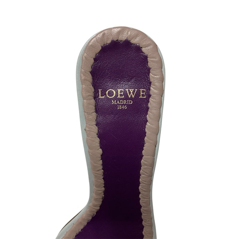 LOEWE 造型高跟涼鞋 保證正品