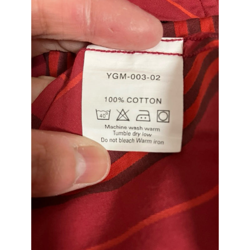 BURBERRY 紅色斜條紋長袖襯衫 保證正品