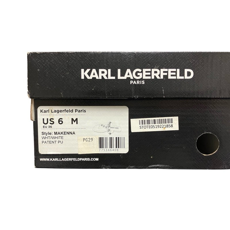 全新品！！！KARL LAGERFELD 大珍珠夾腳拖鞋 保證正品
