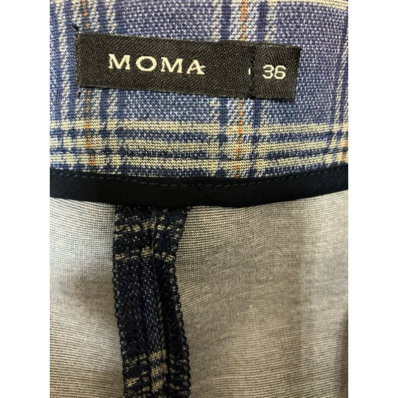 MOMA 格紋寬褲 36號