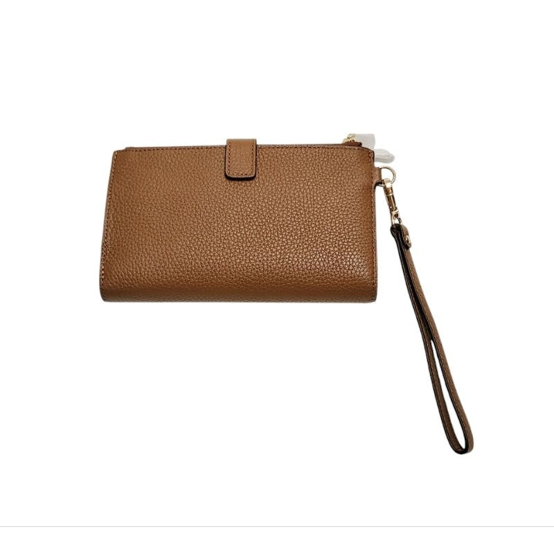 MICHAEL KORS MK 長夾 手機長夾 荔枝紋 褐色 棕色 保證正品