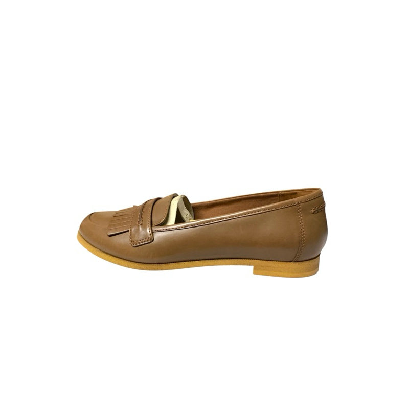 CLARKS 全新女鞋 流蘇 英倫風 休閒 皮鞋