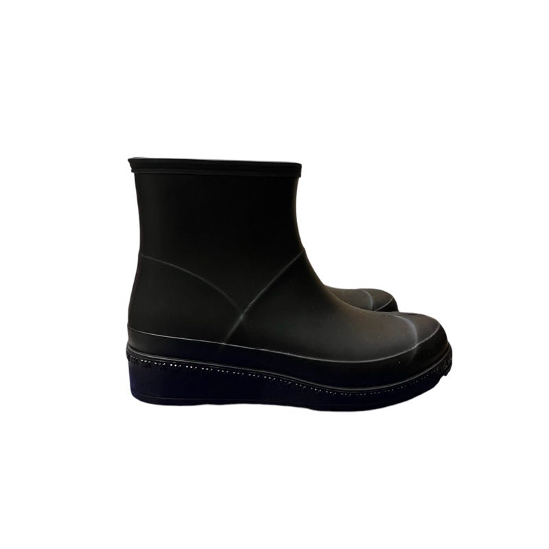 全新品！！！MICHAEL KORS 黑色中筒雨靴 保證正品