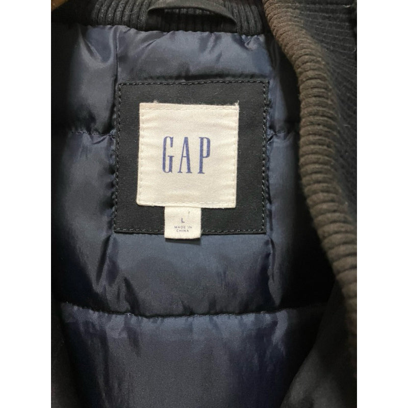 GAP 男款鋪棉連帽長版外套