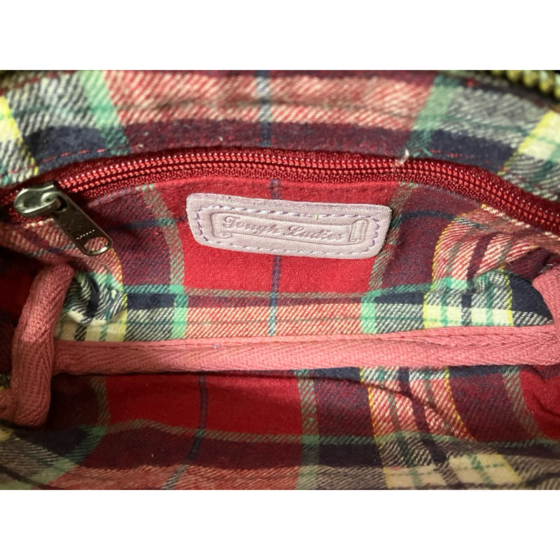 TOUGH 藕紫色 真皮小錢包 化妝包