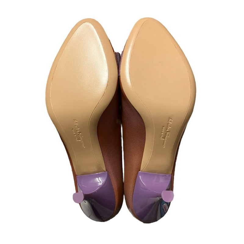 FERRAGAMO 菲拉格慕 中跟鞋  魚口鞋 保證正品