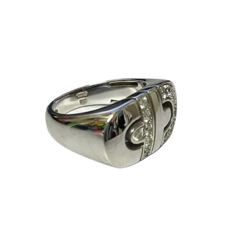 BVLGARI PARENTESI 寶格麗 白金戒指 保證正品